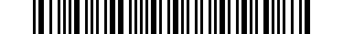 Codabar example barcode