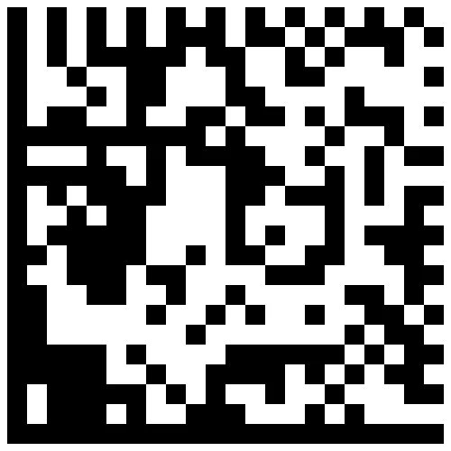 Data Matrix example barcode