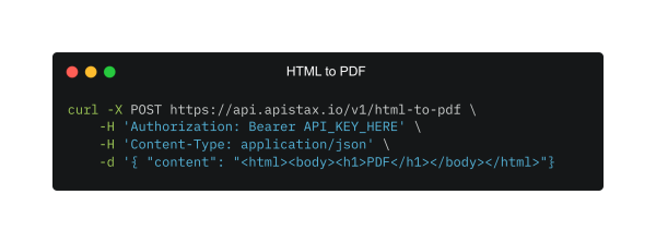 APIstax API